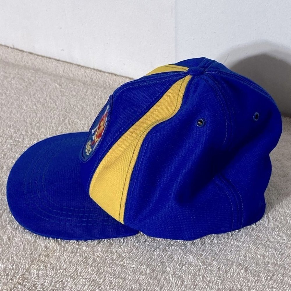 Vintage XV 1983 Blue Yellow Hat - Picture 4 of 9